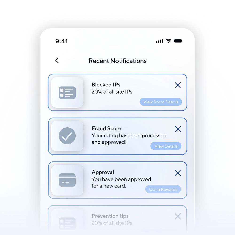 Fraud policy management interface