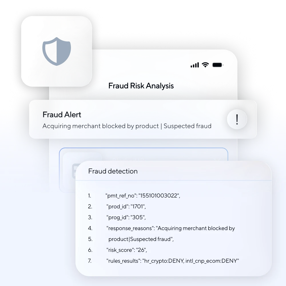 Fraud risk analysis alert